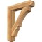 Ekena Millwork Balboa Craftsman Rough Sawn Bracket w/ Offset Brace, Western Red Cedar, 8"W x 38"D x 44"H BKT0806X38X44BOA04RWR - alternate 1